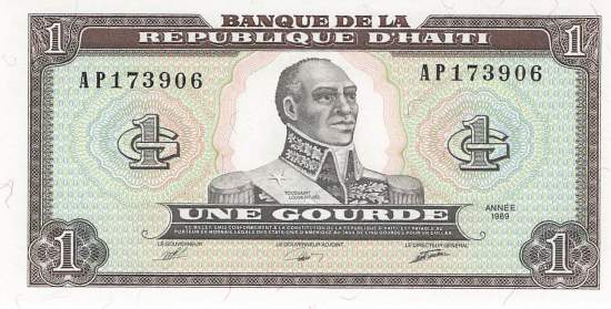 1 Gourde p253 1989 Haiti